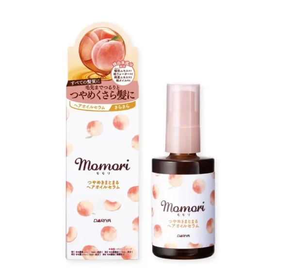 Сироватка-олійка для блискучого волосся Momori Peach Glossy Hair Oil Serum 55 мл