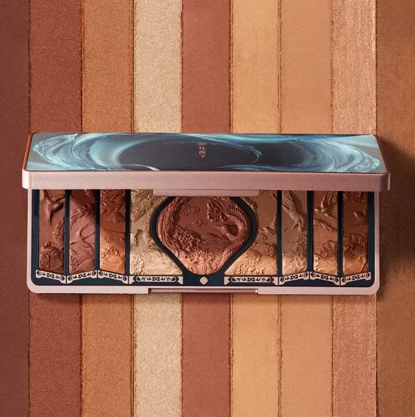 Палітра тіней Florasis Floral Engraving Phoenix Makeup Palette 02 Retro Brown - Зображення 5