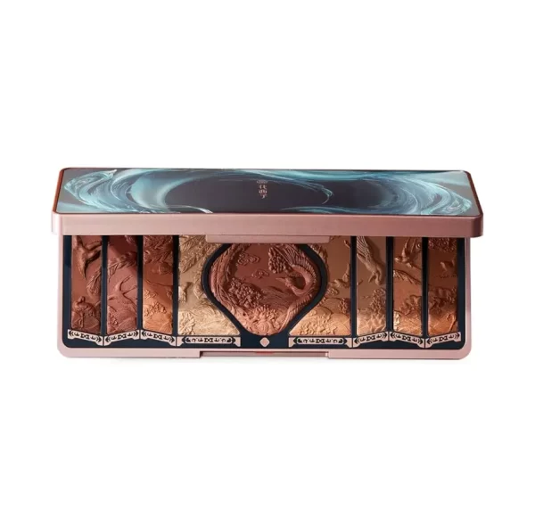 Палітра тіней Florasis Floral Engraving Phoenix Makeup Palette 02 Retro Brown
