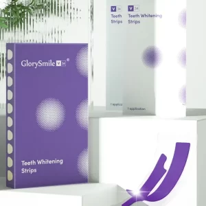 Смужки для відбілювання зубів косметичні V34 Teeth Whitening Strips 7 шт